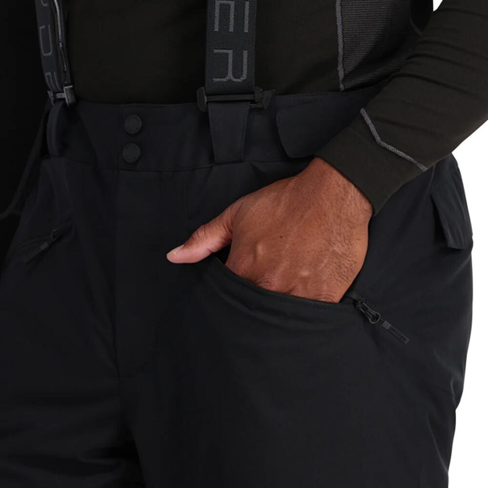 Spyder Men's Sentinel Tailored Fit Insulated Snow Ski Pants in 3XL Regular Black - Picture 4 of 4